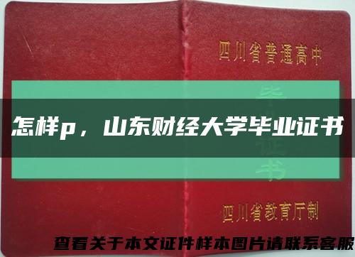 怎樣p，山東財經大學畢業證書縮略圖
