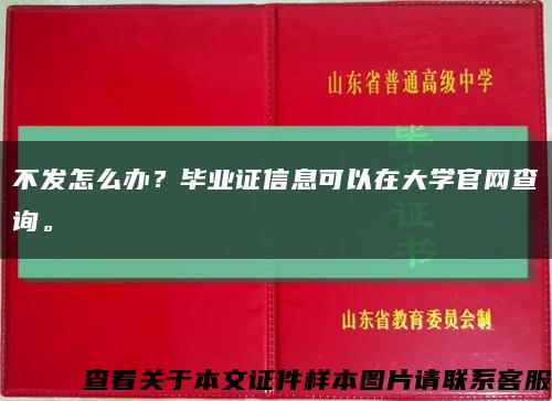 不發怎么辦？畢業證信息可以在大學官網查詢?？s略圖