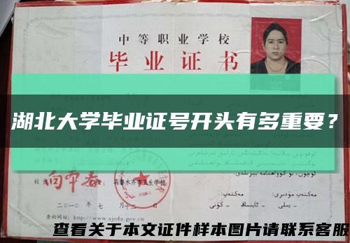 湖北大學畢業證號開頭有多重要？縮略圖
