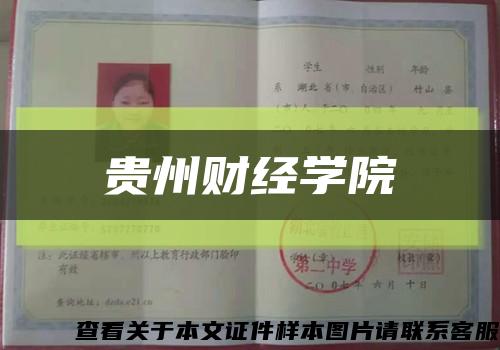貴州財經學院縮略圖