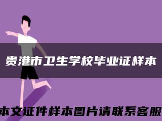 貴港市衛生學校畢業證樣本縮略圖