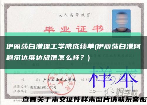 伊麗莎白港理工學院成績單(伊麗莎白港阿穆爾達維達旅館怎么樣？)縮略圖