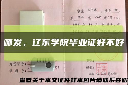 哪發，遼東學院畢業證好不好縮略圖