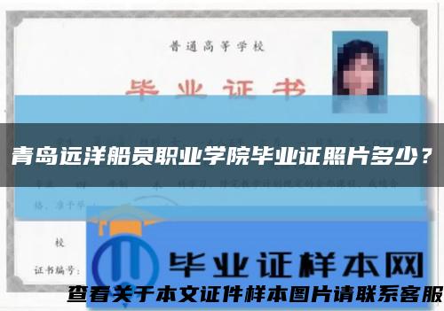 青島遠洋船員職業學院畢業證照片多少？縮略圖