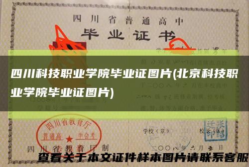 四川科技職業學院畢業證圖片(北京科技職業學院畢業證圖片)縮略圖