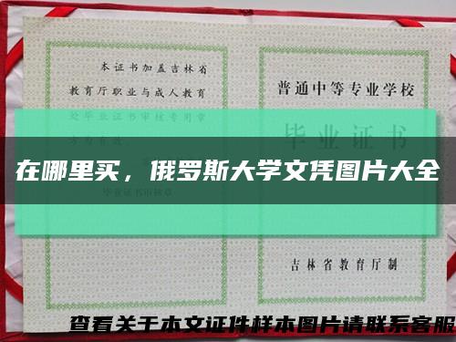 在哪里買，俄羅斯大學文憑圖片大全縮略圖