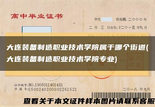 大連裝備制造職業技術學院屬于哪個街道(大連裝備制造職業技術學院專業)縮略圖