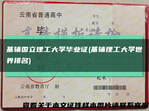 基輔國立理工大學畢業證(基輔理工大學世界排名)縮略圖
