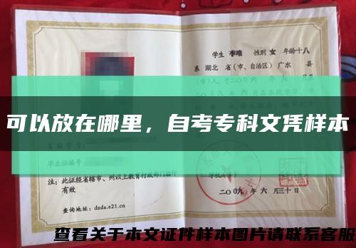 可以放在哪里，自考?？莆膽{樣本縮略圖