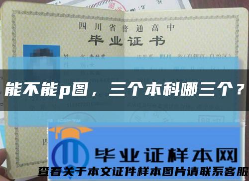 能不能p圖，三個本科哪三個？縮略圖