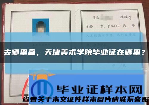 去哪里拿，天津美術學院畢業證在哪里？縮略圖
