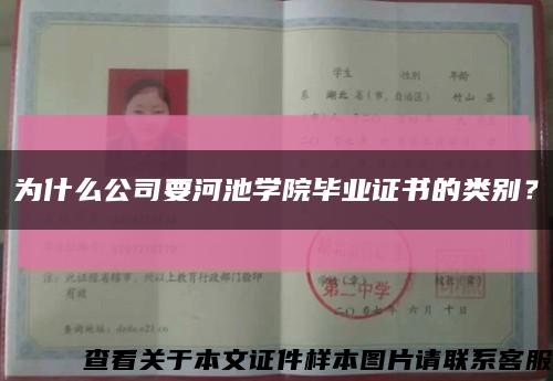 為什么公司要河池學院畢業證書的類別？縮略圖