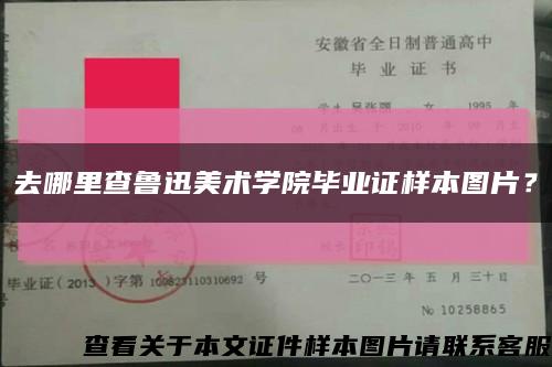 去哪里查魯迅美術學院畢業證樣本圖片？縮略圖