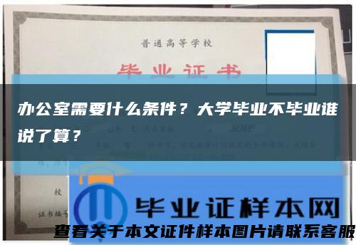 辦公室需要什么條件？大學畢業不畢業誰說了算？縮略圖