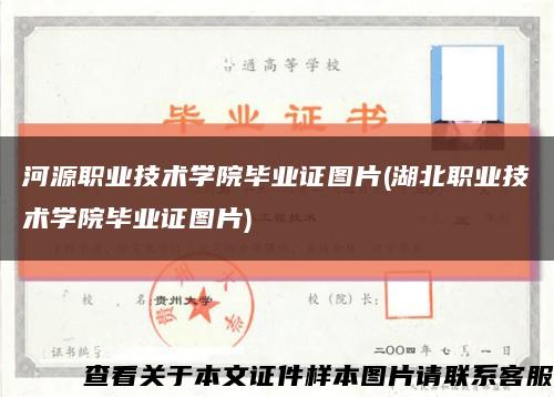 河源職業技術學院畢業證圖片(湖北職業技術學院畢業證圖片)縮略圖