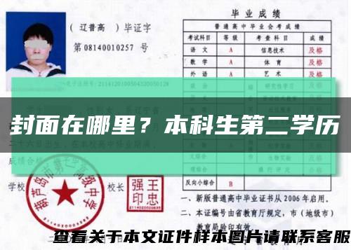 封面在哪里？本科生第二學歷縮略圖