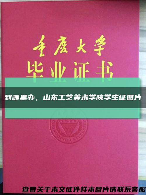 到哪里辦，山東工藝美術學院學生證圖片縮略圖