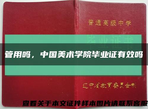 管用嗎，中國美術學院畢業證有效嗎縮略圖