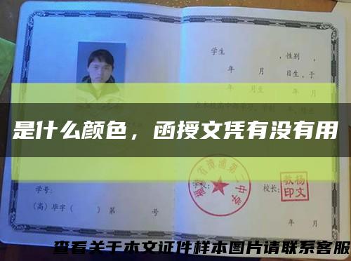 是什么顏色，函授文憑有沒有用縮略圖