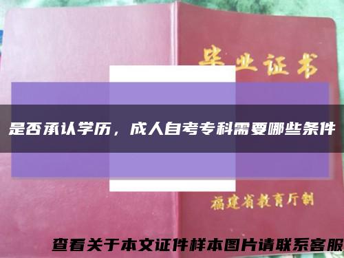 是否承認學歷，成人自考?？菩枰男l件縮略圖