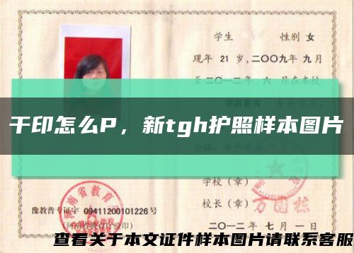干印怎么P，新tgh護照樣本圖片縮略圖