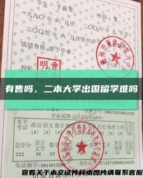 有售嗎，二本大學出國留學難嗎縮略圖