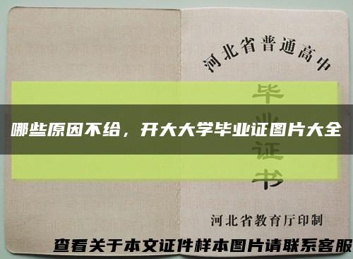 哪些原因不給，開大大學畢業證圖片大全縮略圖