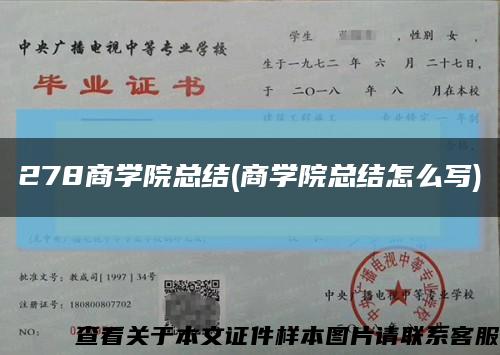 278商學院總結(商學院總結怎么寫)縮略圖