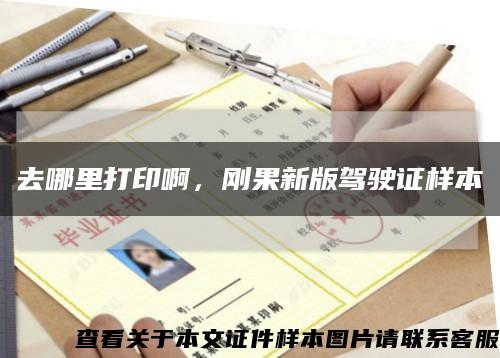 去哪里打印啊，剛果新版駕駛證樣本縮略圖