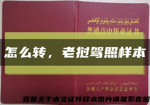 怎么轉，老撾駕照樣本縮略圖