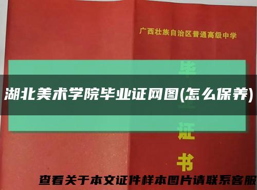湖北美術學院畢業證網圖(怎么保養)縮略圖
