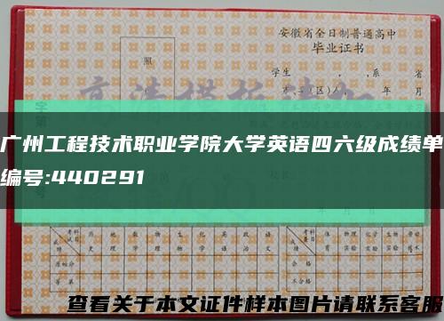 廣州工程技術職業學院大學英語四六級成績單編號:440291縮略圖