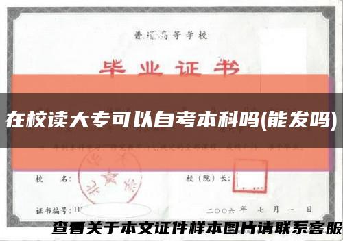 在校讀大?？梢宰钥急究茊?能發嗎)縮略圖