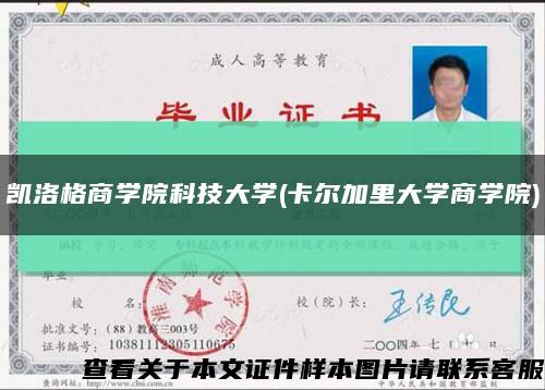 凱洛格商學院科技大學(卡爾加里大學商學院)縮略圖
