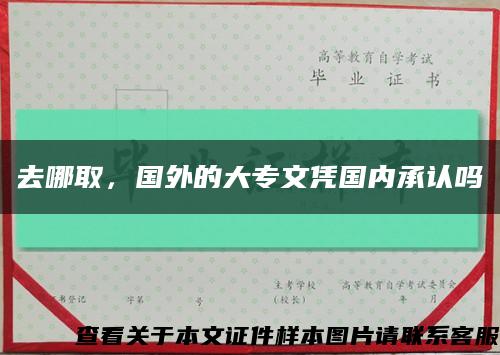 去哪取，國外的大專文憑國內承認嗎縮略圖