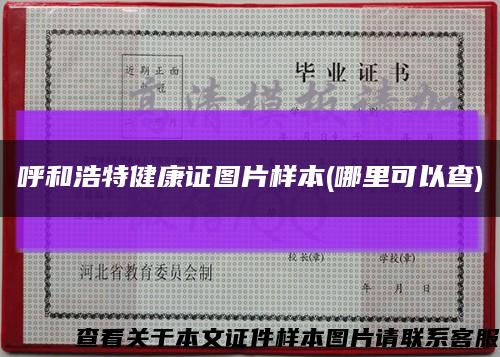 呼和浩特健康證圖片樣本(哪里可以查)縮略圖