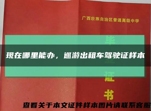 現在哪里能辦，巡游出租車駕駛證樣本縮略圖