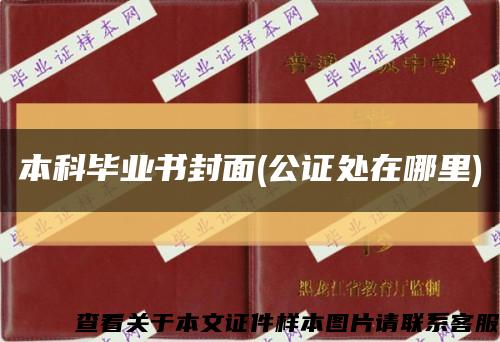 本科畢業書封面(公證處在哪里)縮略圖