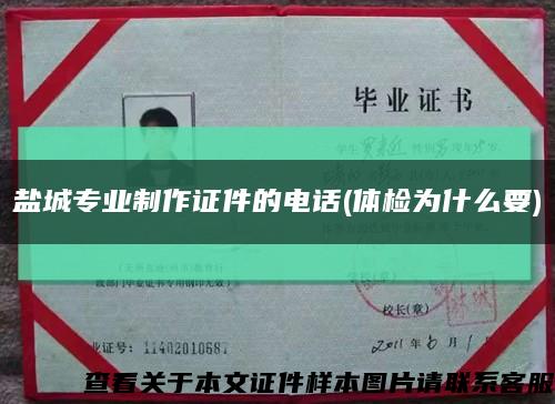鹽城專業制作證件的電話(體檢為什么要)縮略圖
