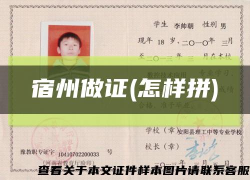 宿州做證(怎樣拼)縮略圖
