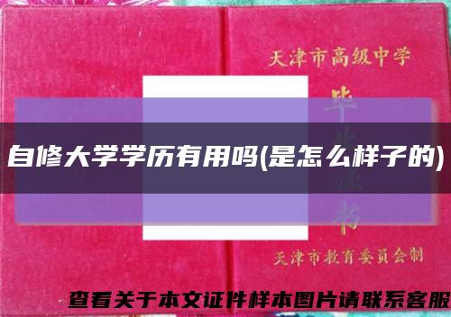 自修大學學歷有用嗎(是怎么樣子的)縮略圖