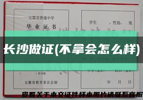 長沙做證(不拿會怎么樣)縮略圖