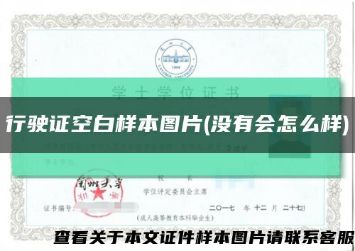 行駛證空白樣本圖片(沒有會怎么樣)縮略圖