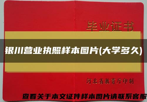 銀川營業執照樣本圖片(大學多久)縮略圖