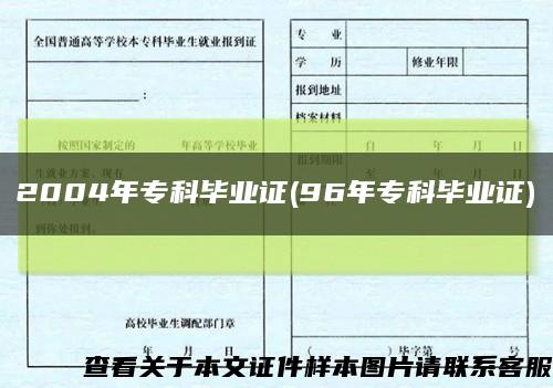 2004年?？飘厴I證(96年?？飘厴I證)縮略圖