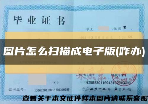 圖片怎么掃描成電子版(咋辦)縮略圖