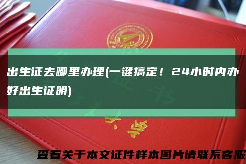出生證去哪里辦理(一鍵搞定！24小時內辦好出生證明)縮略圖