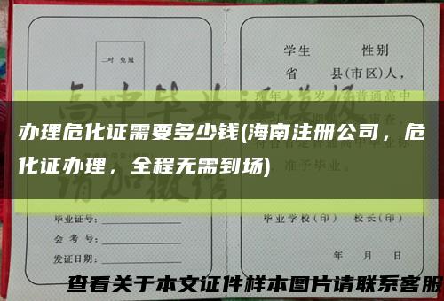 辦理?；C需要多少錢(海南注冊公司，?；C辦理，全程無需到場)縮略圖