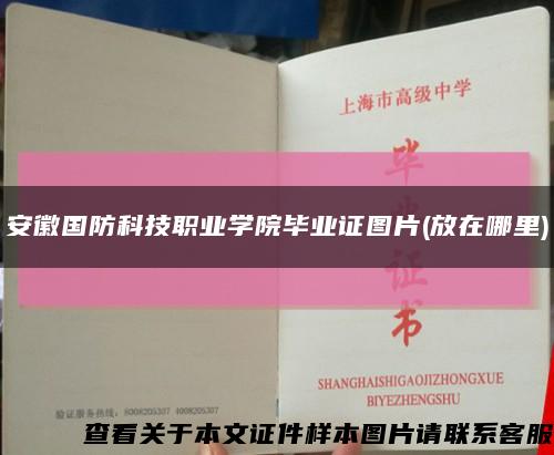 安徽國防科技職業學院畢業證圖片(放在哪里)縮略圖