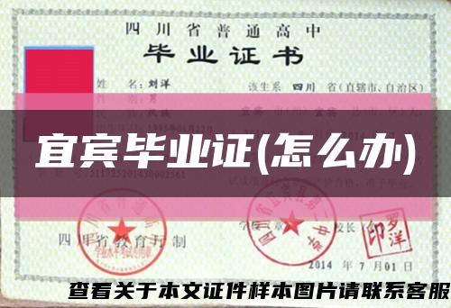 宜賓畢業證(怎么辦)縮略圖